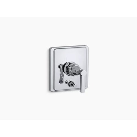 Kohler Pinstripe Pure B&S Faucet Trim W/Div T98757-4A-CP